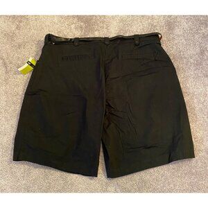 NWT Lee Mens Black Cargo Shorts 22W Medium Cotton/Spandex